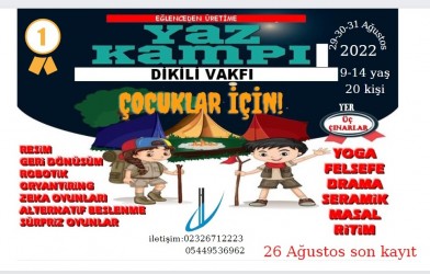 Çocuklar için yaz kampımız başlıyor!