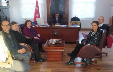Dikili Kaymakamı Ali Edip BUDAN’ı ziyaret ettik