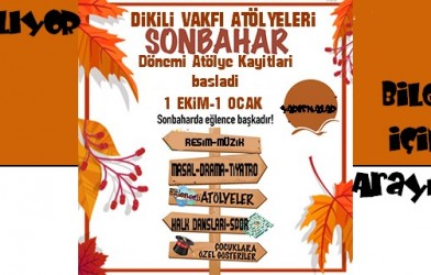 Güz dönemi atölye kayıtlarımız başladı